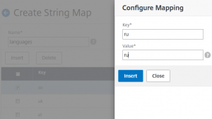Citrix NetScaler ADC: add stringmap keys